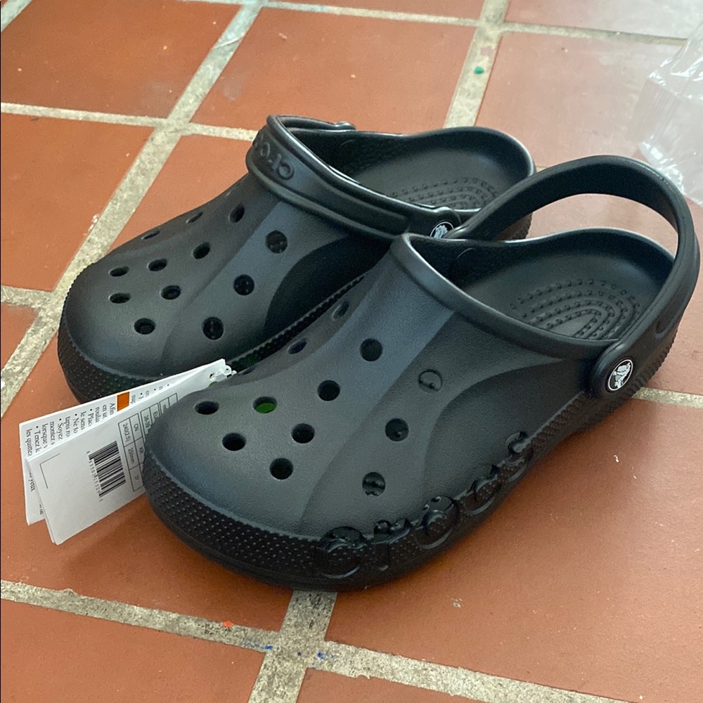 CROCS Baya Black Never Worn - Picture 2 of 3